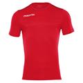 Rigel shirt shortsleeve RED 3XL Teknisk trenings t-skjorte - Unisex